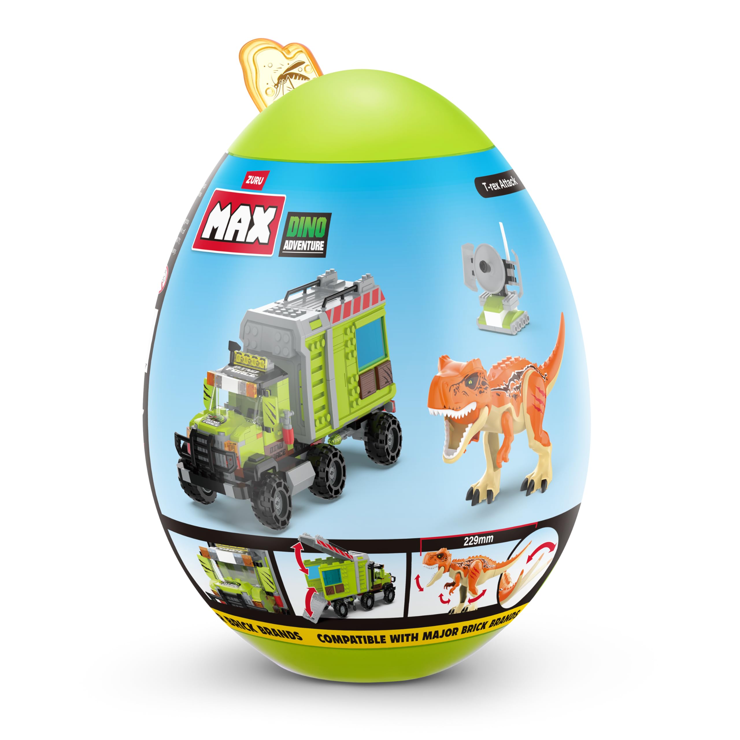 Amazon.com: ZURU MAX-Dino Adventure US-Series 1-Egg Capsule